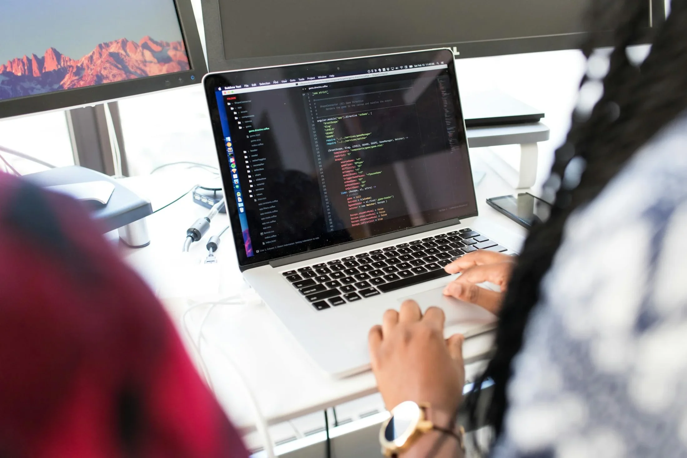 Developing and writing code
