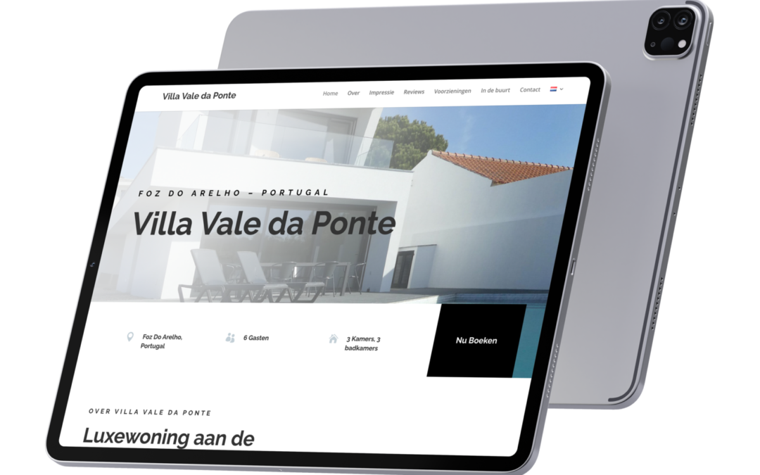 Online presence boost voor Villa Vale da Ponte
